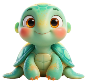 Kai, a baby sea turtle